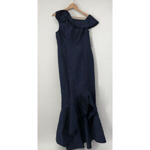 Rickie Freeman for Teri Jon Jacquard Gown in Multicolor